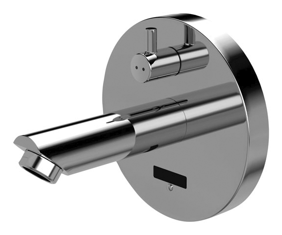 CONTI+ lino elekt. IR Wandarm. Vcon. UP Auslauf 220mm m.Misch. Chrom Click+ WV10