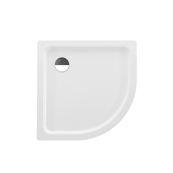 LF DW PLATINA 900x900x65 Stahl Abl. VK seitl. inkl.Schallschutz we