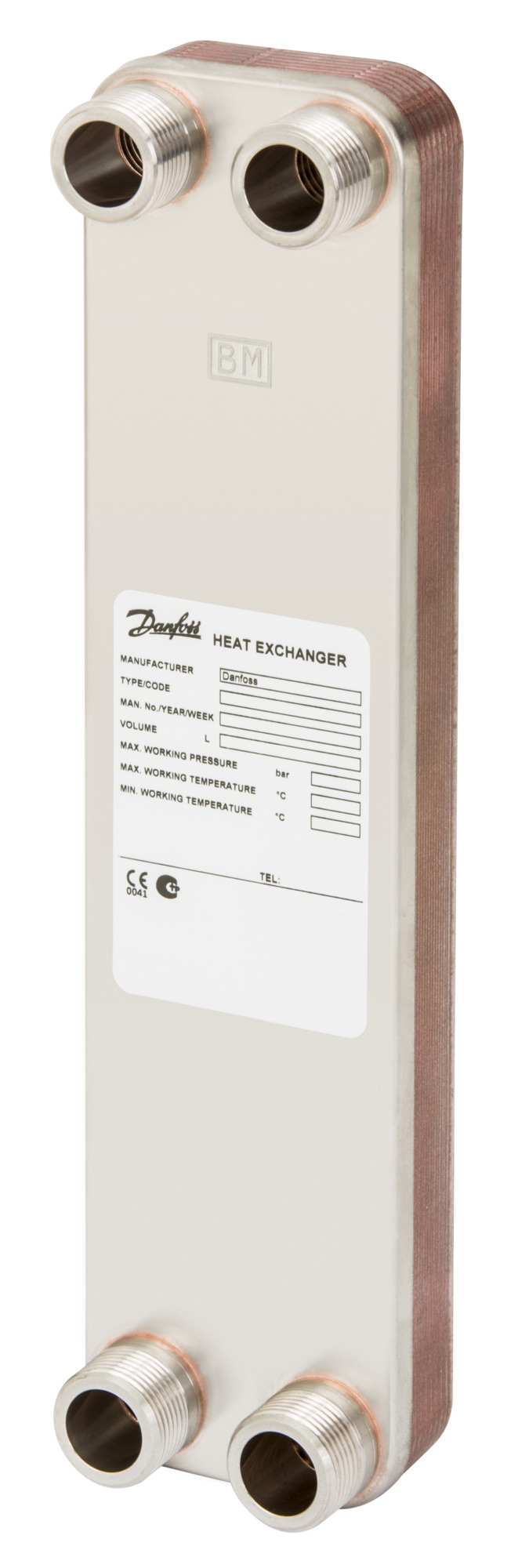 Danfoss Plattenwärmeübertrager XB05X-1 MicroPlate, 20 Platten, gelötet