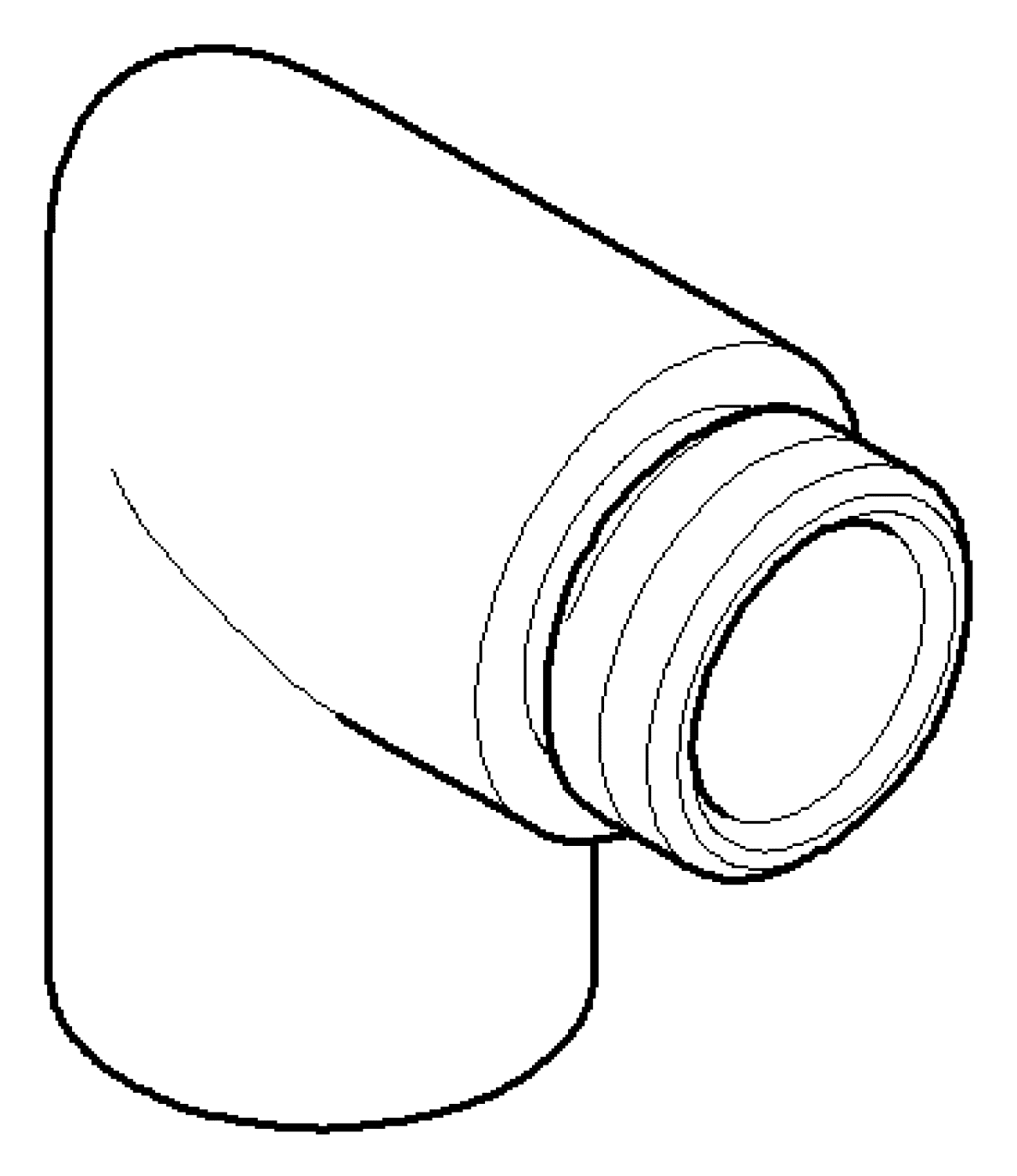 DO Anschluss ERSATZTEILE 091103020 D 25,6 x 45 mm Chrom