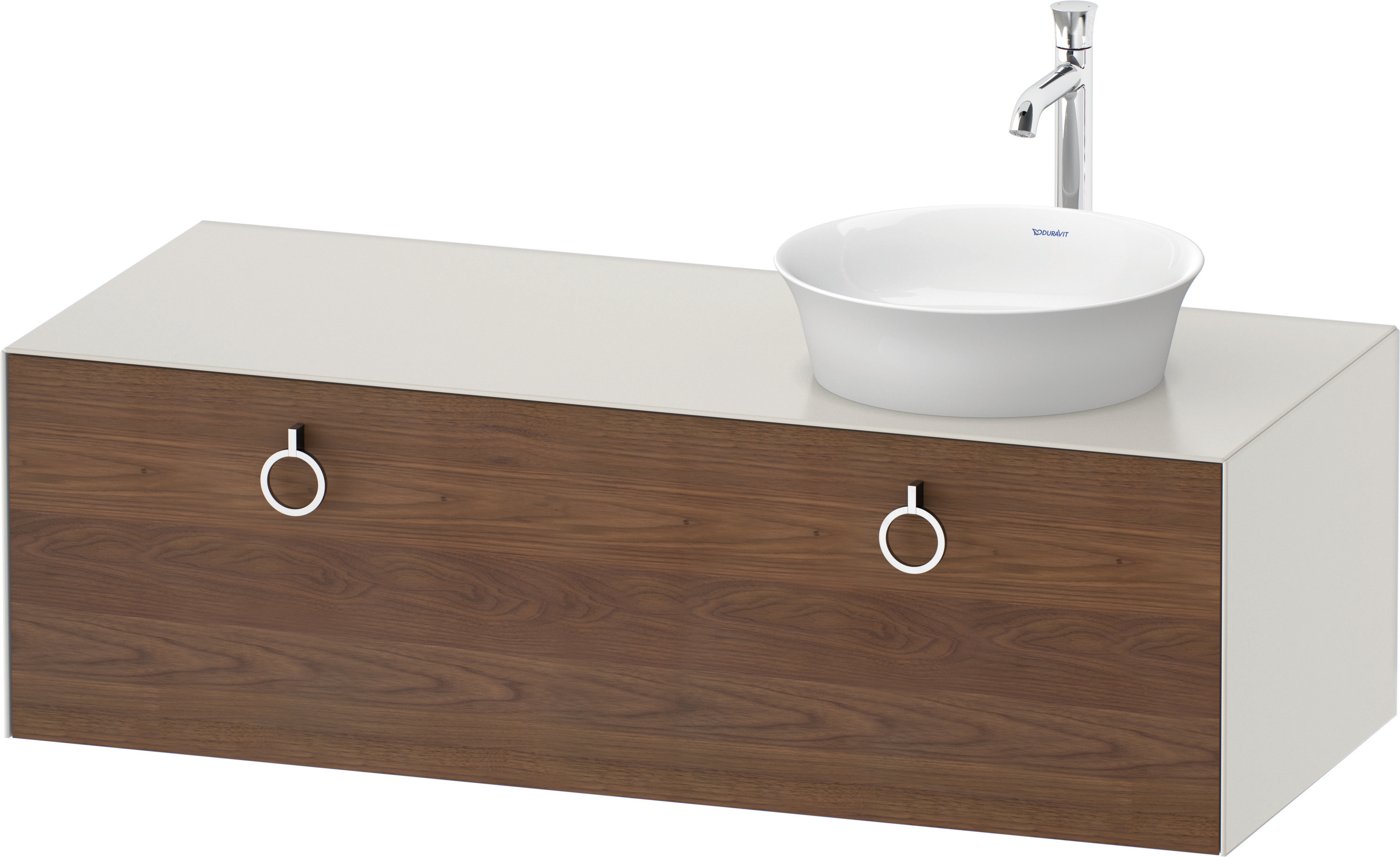 Duravit WTU wandh.White Tulip,1 Aus.,m.Griff Aus.re,408x1300x550,A.Nussb.M./Nor.W.Sdm