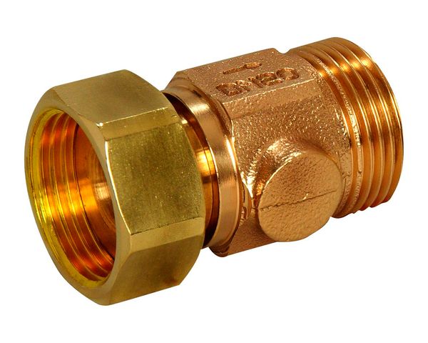 Flamco Rotguss-Rückflussverhinderer DN 15 ÜM G 3/4 x G 3/4 AG Flamco Rotguss-Rückflussverhinderer DN 15 ÜM G 3/4 x G 3/4 AG