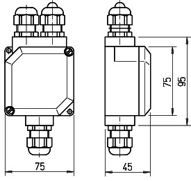 Helios KKEX Ausführung Drehstrom 4 + 1 PE - Mantelkl., II 2G Ex e II T6
