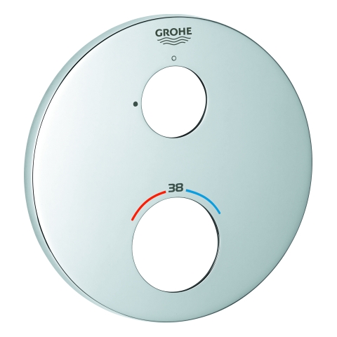 GROHE Rosette 49073 rund für Thermostat-Fertigmontagesets chrom GROHE Rosette 49073 rund für Thermostat-Fertigmontagesets chrom