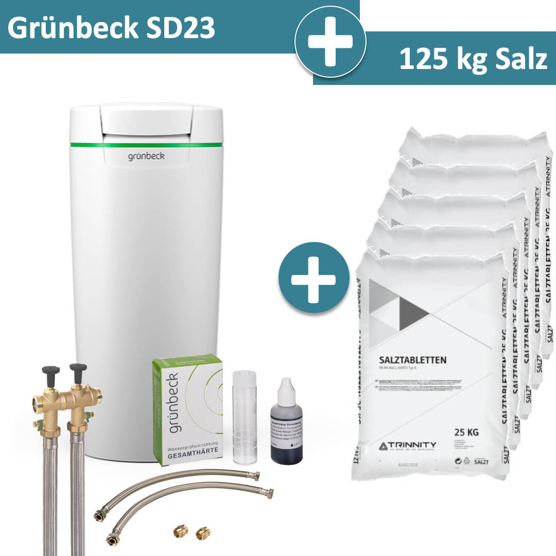 Grünbeck Enthärtungsanlage softliQ:SD23 mit 125 kg Salz