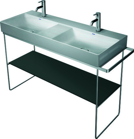 DU Glaseinleger in Metallkonsolen DuraSquare 003117+18 Flannel Grey