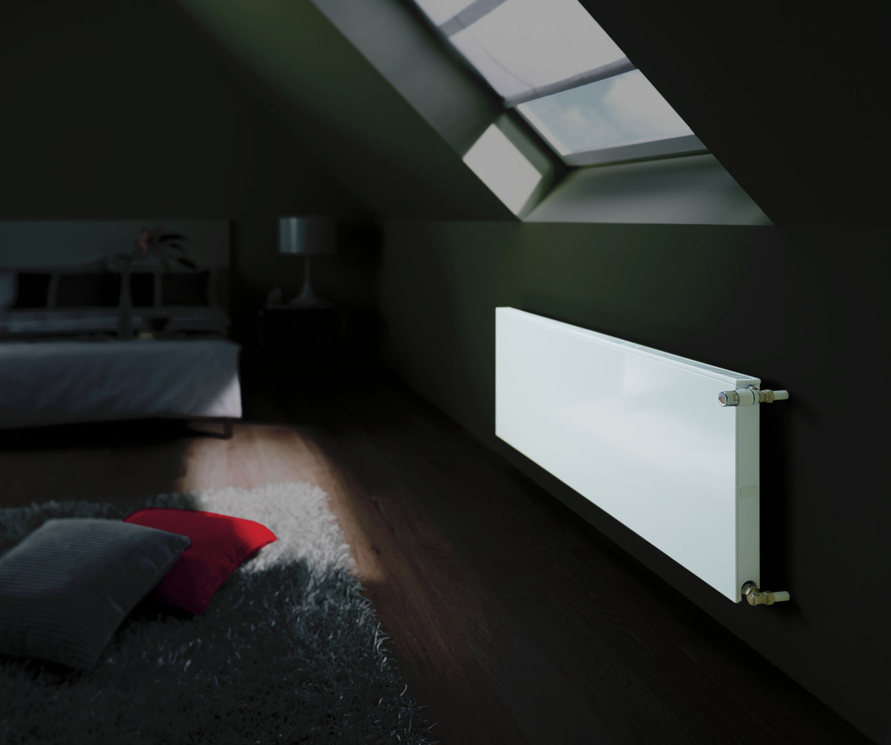 Kermi x2 Plan-K T33 505x157x505 QN969, RAL9016, 10bar, m.Abd, BK