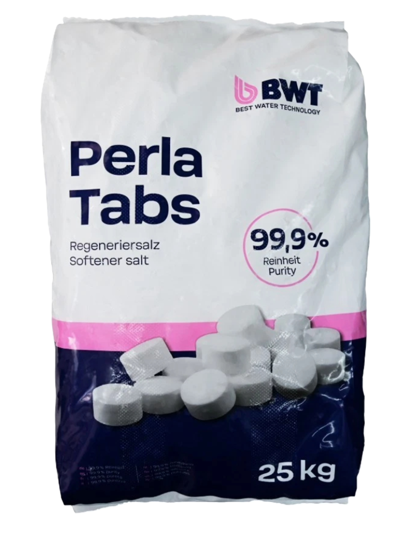 BWT Regeneriermittel Perla Tabs Siedesalz DIN 19604, 25 kg