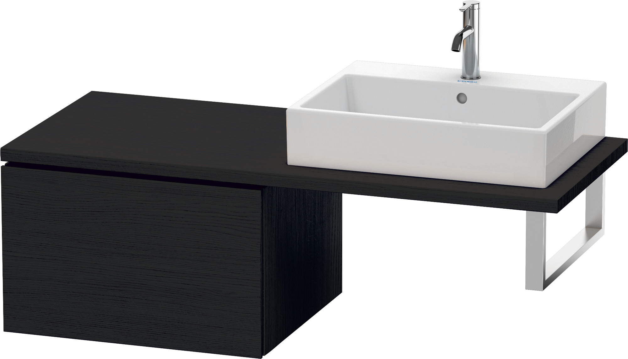 Duravit US für Konsole L-Cube 400x620x548mm 1 Auszug, Eiche Schwarz