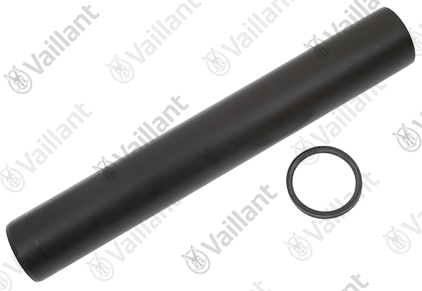 Vaillant Rohr, Endstück, PP schwarz DN 60x400 Vaillant-Nr. 0020083085