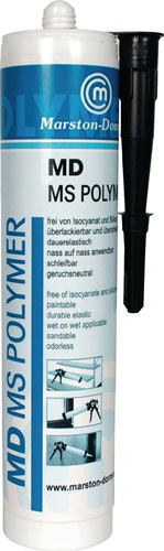 Kleb- u.Dichtstoff MD-MS Polymer schwarz 440g Kartusche MARSTON Kleb- u.Dichtstoff MD-MS Polymer schwarz 440g Kartusche MARSTON
