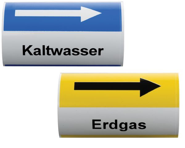 Flamco Kennzeichnungsaufkleber Erdgas PE gelb Flamco Kennzeichnungsaufkleber Erdgas PE gelb