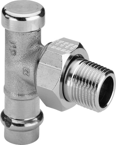 Viega Rücklaufverschraubung mit SC 2272.1 in R1/2 x 15mm vernickelt
