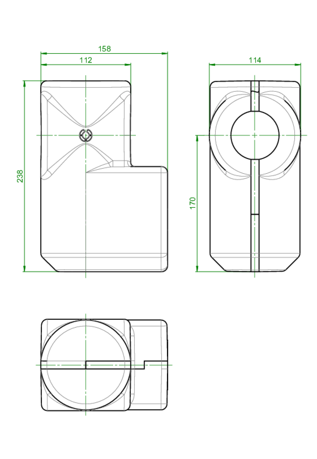 OVENTROP-Isolierung f. Schlammabscheider horizontale Einbaulage DN32-DN40