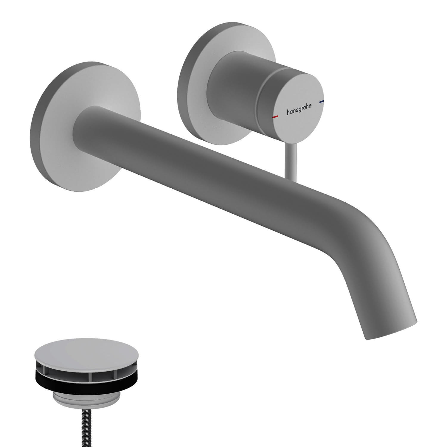 Hansgrohe 2-Loch Waschtischmischer Unterputz Tecturis S F-Set 225 mm Auslauf MW