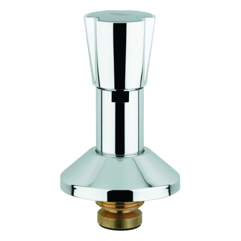 GROHE Oberteil 11515 1'' für UP-Ventile Dreikantgriff blau/rot chrom