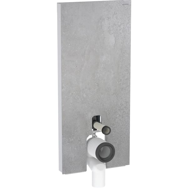Geberit Monolith Sanitärmodul für Stand-WC 114cm, Steinzeug Betonoptik, Aluminium Geberit Monolith Sanitärmodul für Stand-WC 114cm, Steinzeug Betonoptik, Aluminium
