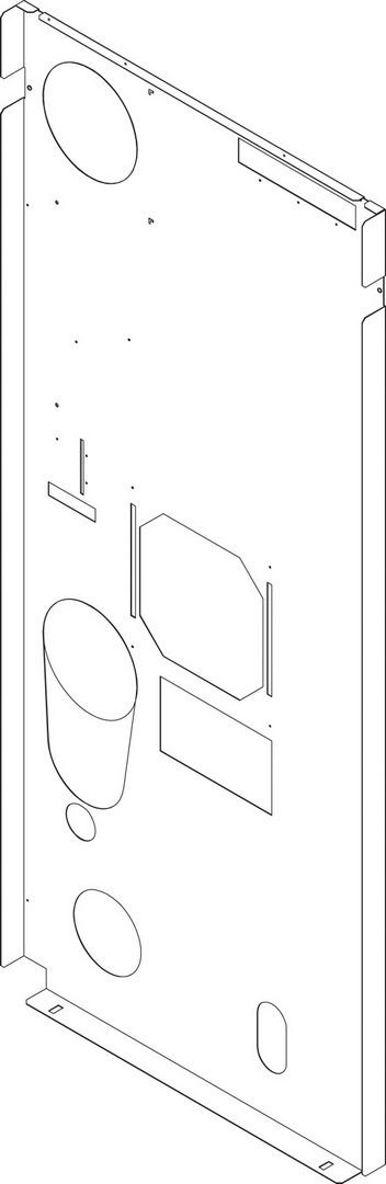 BOSCH Ersatzteil TTNR: 8738804941 Rückwand CLA-1 150 (l) everp