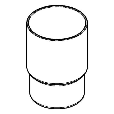 GROHE Glas Essentials 40372_1 passend für Halter Essentials/- Essentials Cube