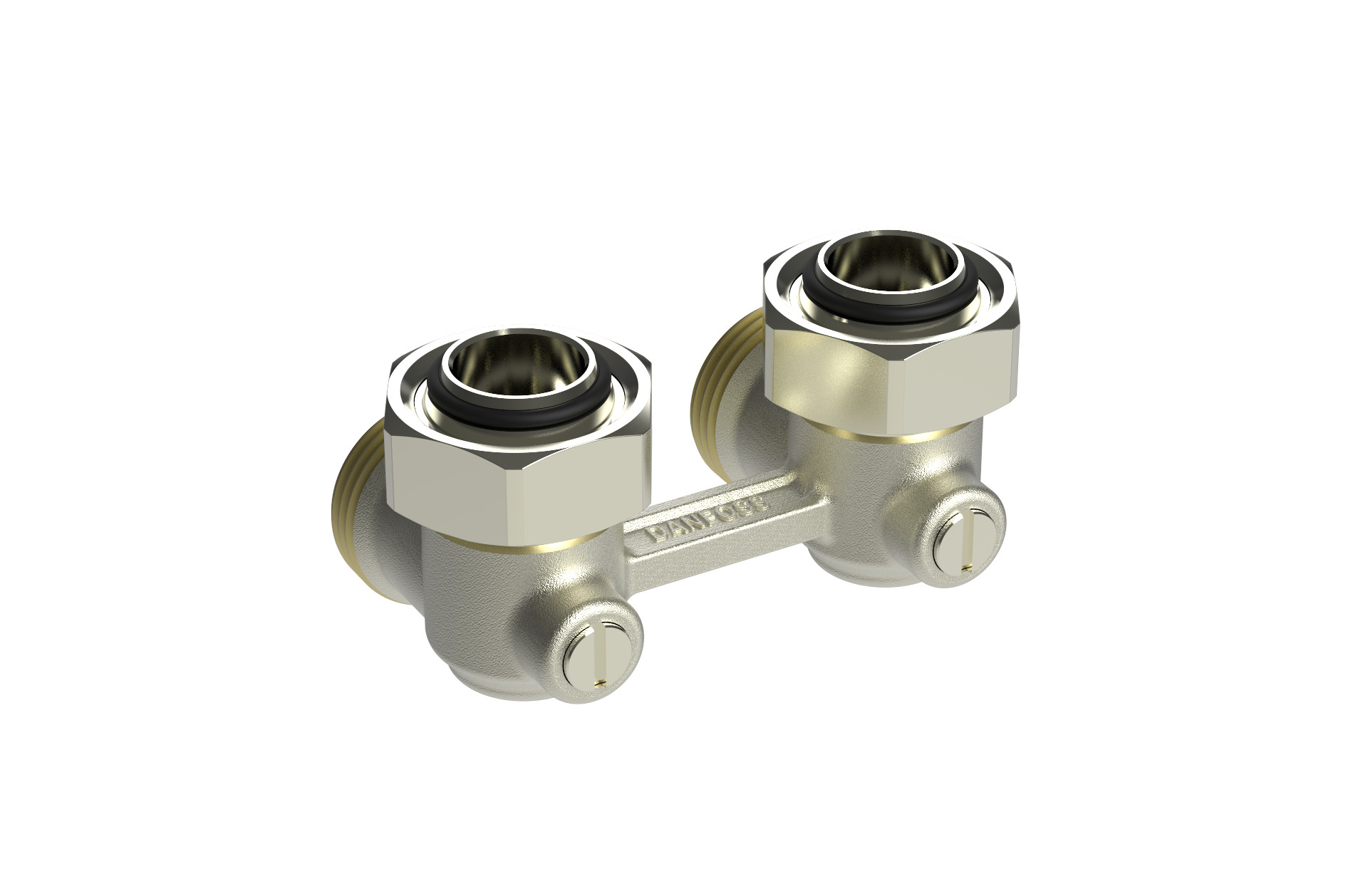 Danfoss Universalverschraubung RLV-KB für Ventil-HK, Heizkörper G 3/4, Eck Danfoss Universalverschraubung RLV-KB für Ventil-HK, Heizkörper G 3/4, Eck