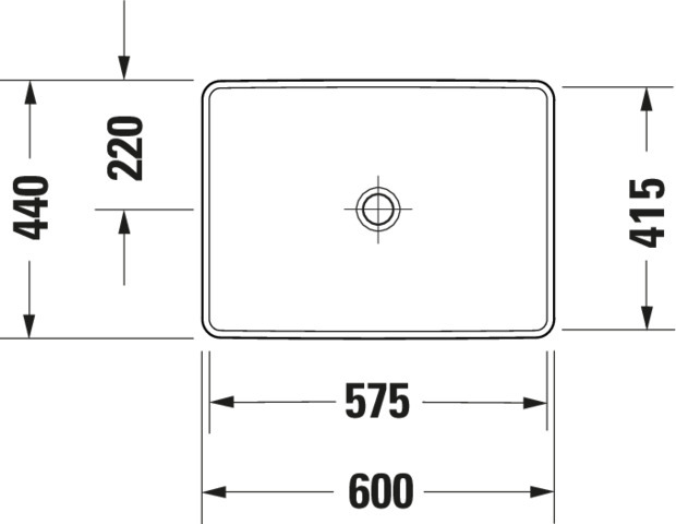 DU Einbau-WT D-Neo, 600 mm geschl., o. ÜL, o. HLB, weiß