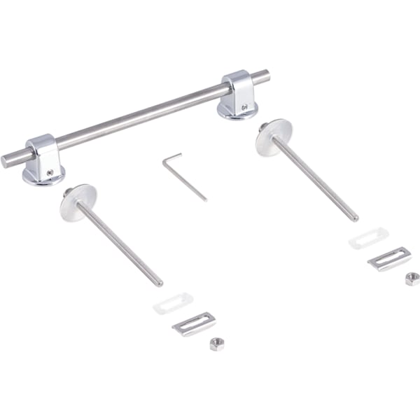 Geberit Set Scharniere mit Scharnierwelle für WC-Sitz mit Bef. von oben, L110