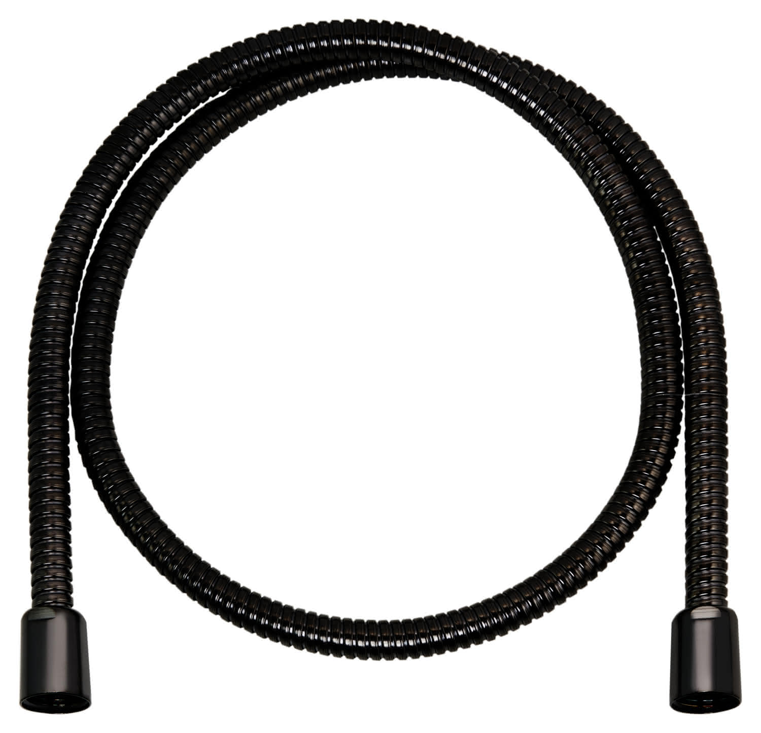 KEUCO Brauseschlauch Armaturenzub. 59995, 1600 mm Schwarzchrom gebürstet