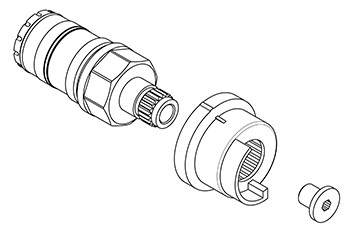 KLUDI-Ersatzteil Temperaturregeleinheit TE-1 FIX G1/2 neutral KLUDI-Ersatzteil Temperaturregeleinheit TE-1 FIX G1/2 neutral