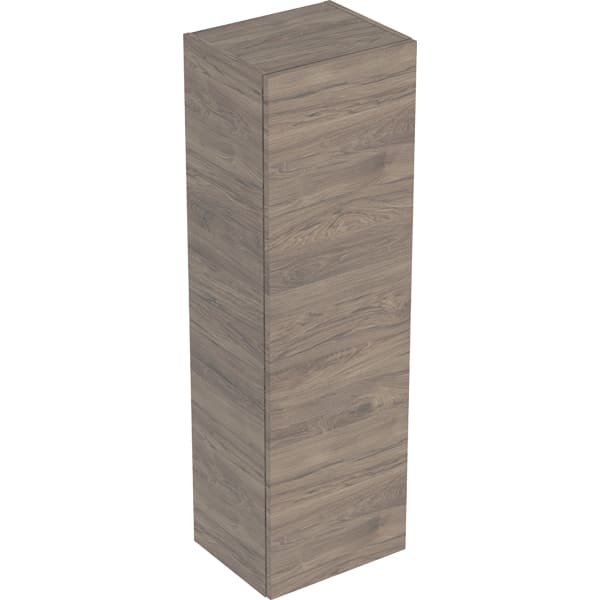 Geberit Smyle Mittel-HS, eckig, mit einer Tür 36x118x29,9cm, Nussbaum
