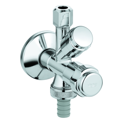 GROHE WAS-Kombieckventil 41073 Design-Gr. DN15 mit Rückflussverh. chrom