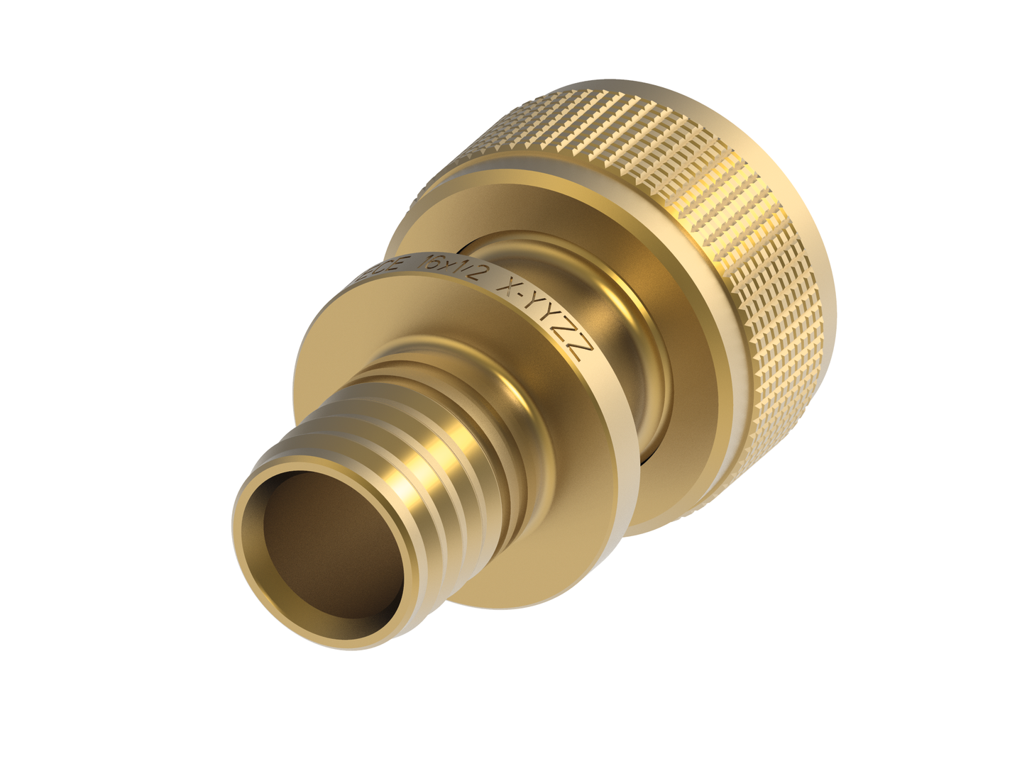 TECEflex Schnelladapter gerade, Dim. 16 x 1/2", Si-Bronze