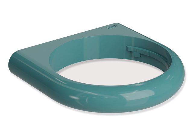 HEWI Halter Ser 477, T:140mm aquablau