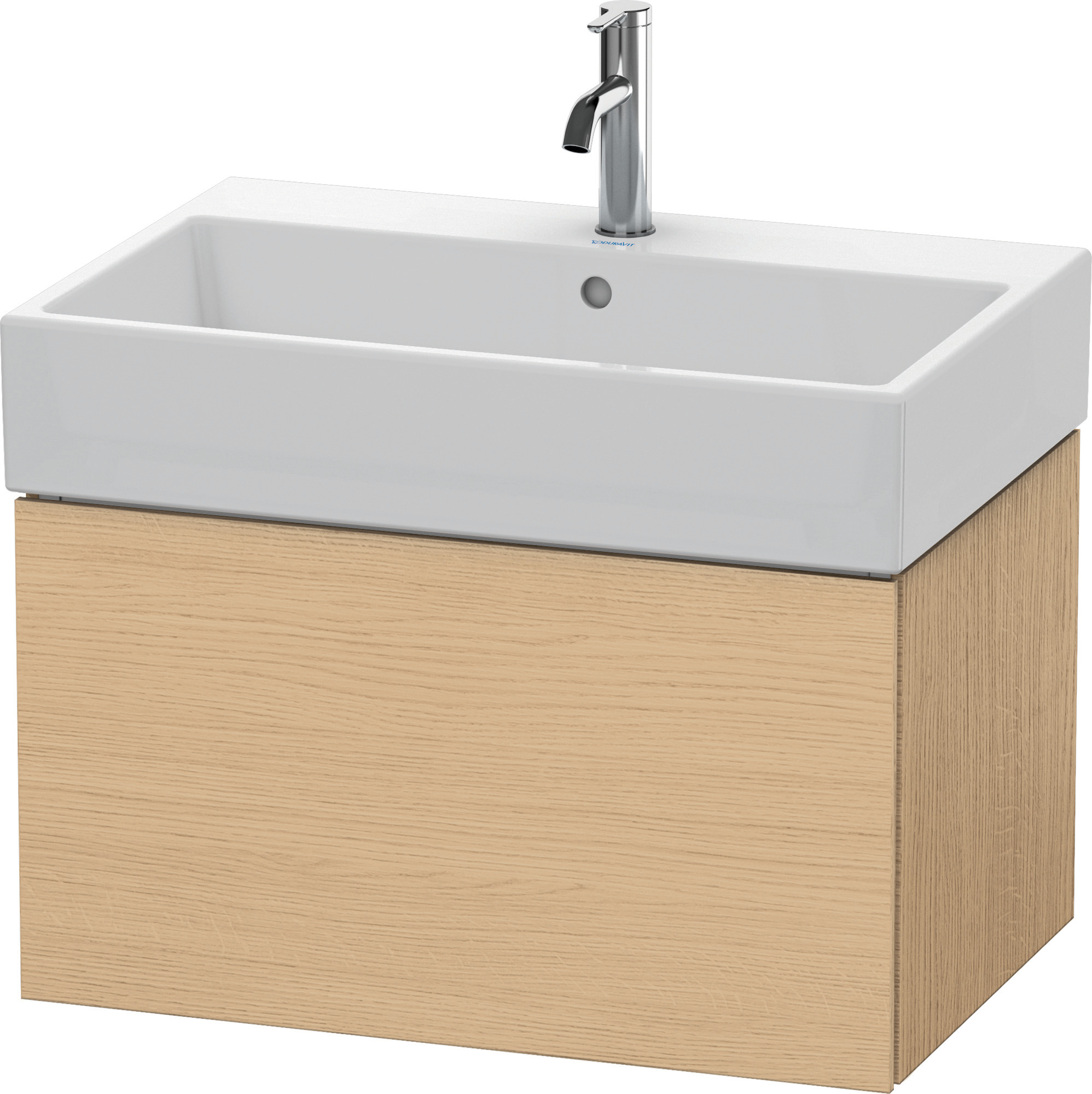 Duravit WTU L-Cube 394x684x459mm 1 Auszug, Eiche Natur
