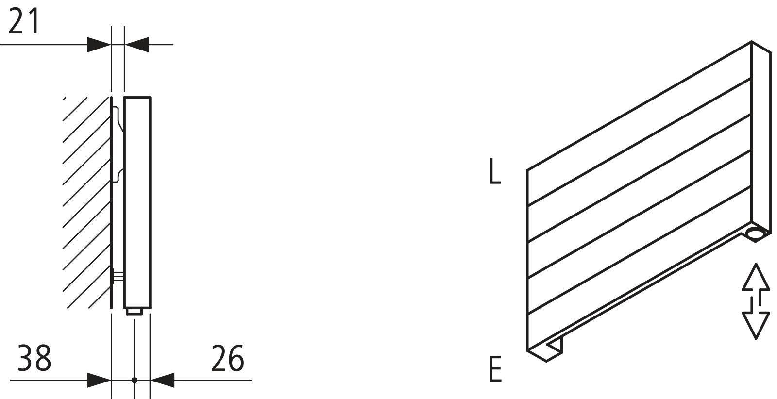 Kermi Heizwand HHN Typ10 BH910x43x700mm QN641, RAL9016, 6bar, o. Abd, ANB12