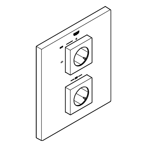 GROHE Rosette 47961 chrom