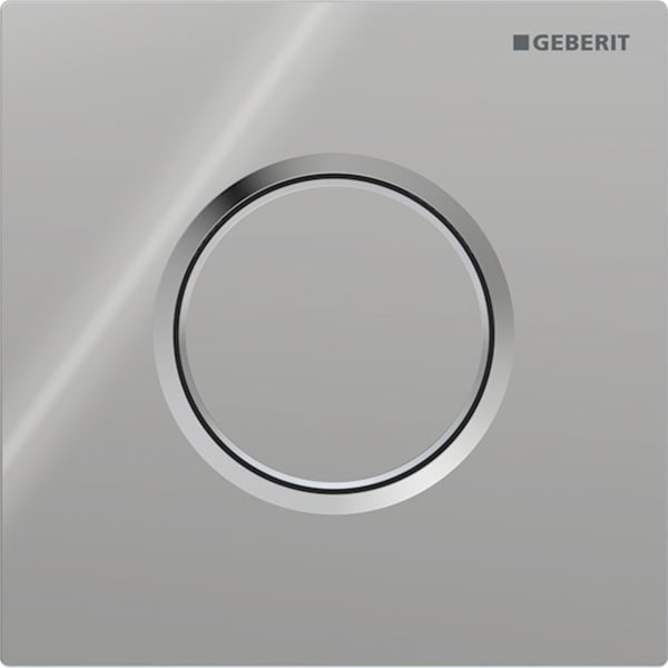 Geberit Typ 01 Betätigungsplatte für UR-Strg. pneum. Sp-Ausl., rund, hgl. verchromt