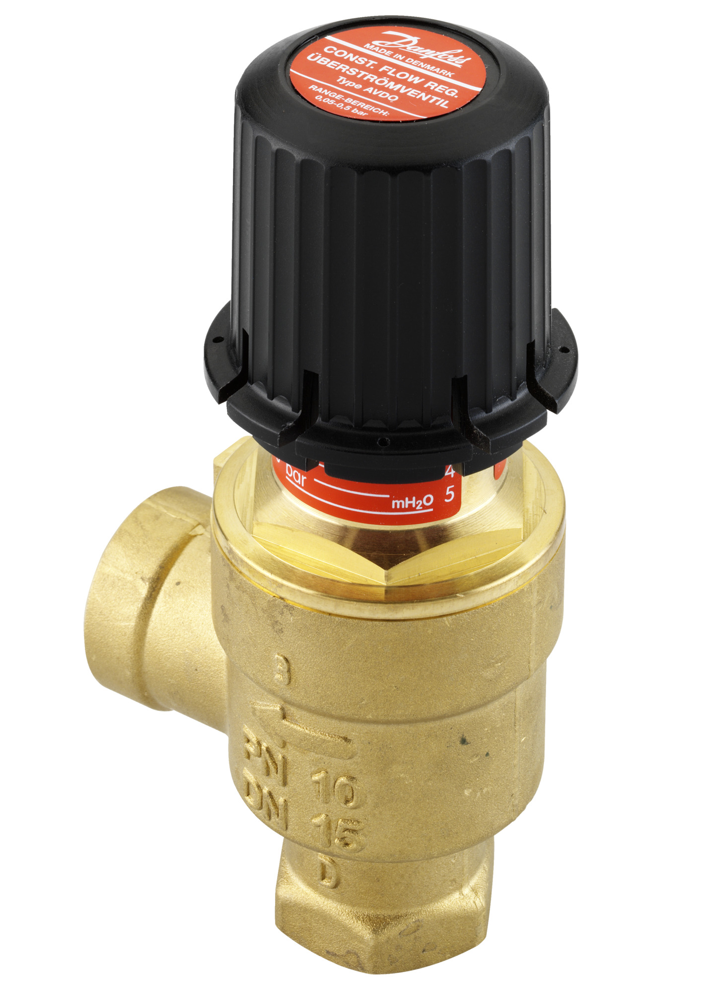 Danfoss Überströmventil AVDO 15 Rp 1/2, ECK, Innen-Muffengewinde