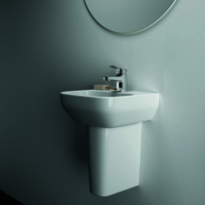 IS Handwaschbecken i.life A 1Hl. m.Ül. 400x360x150mm Weiß