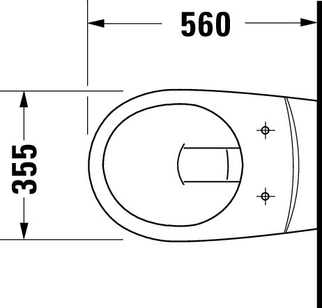 DU Wand-WC D-Code basic 560 mm Tiefspüler, weiß