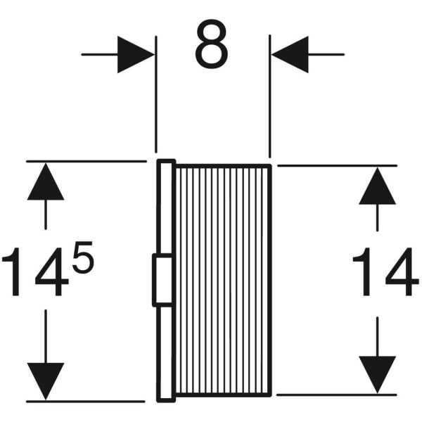 Geberit Bauschutz UR-Steuerung 140/140