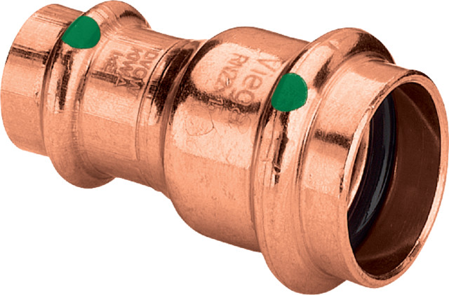 Viega Muffe mit SC Profipress 2415.2 in 15x12mm Kupfer