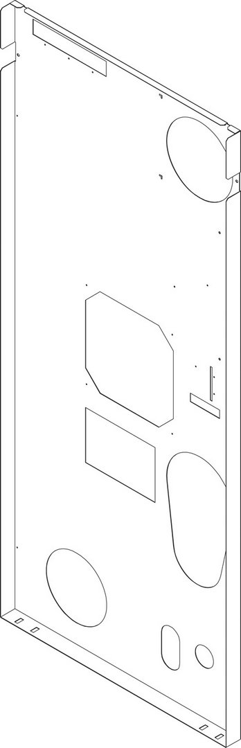 BOSCH Ersatzteil TTNR: 8738804939 Rückwand CLA-1 200-300 (r) everp