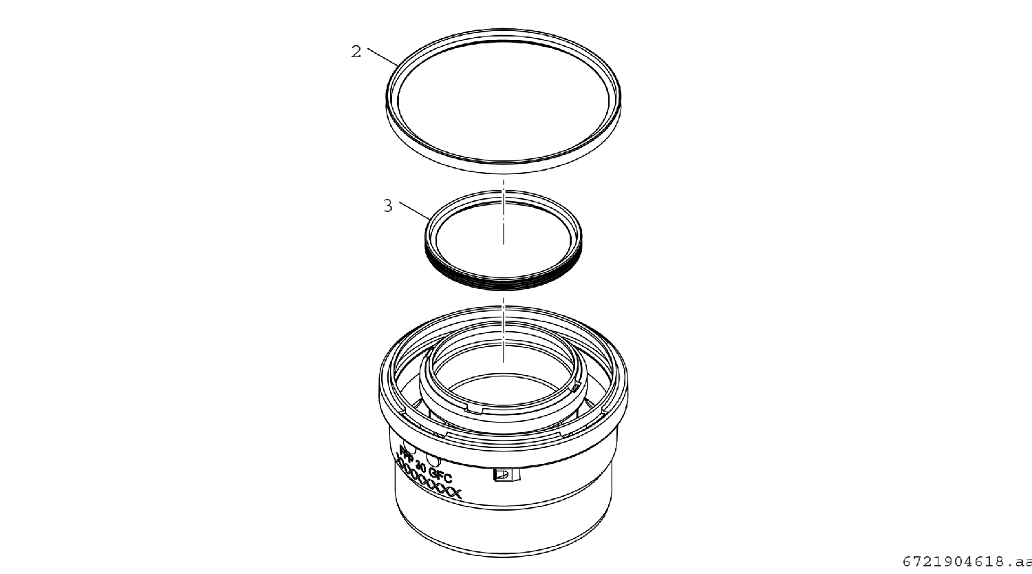 BOSCH Abgaszubehör Adapter DN80/125 Höhenausgleich 850mm für Brennwertgeräte