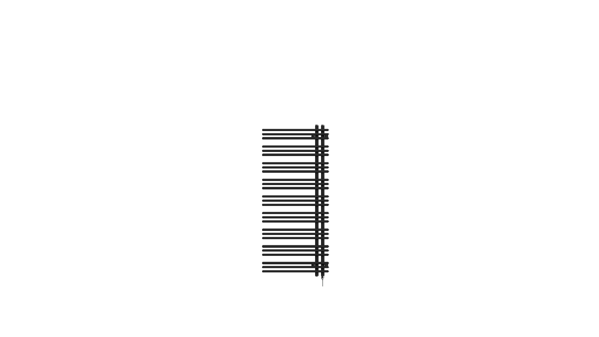 Zehnder Design-Heizkörper Yucca elektr. IHE YAZSL130060EAZD 1354x47x578 RAL 9010