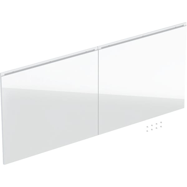 Geberit Schubladenfronten Set für Acanto Unterschrank f. WT B:120cm, weiß