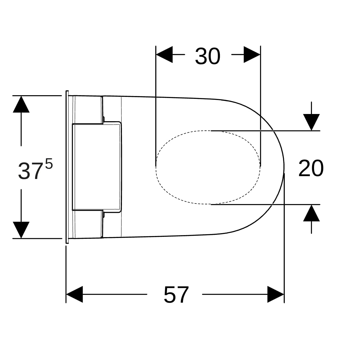 Geberit AquaClean Sela WC-Komplettanlage WWC, DuoFresh, weiß