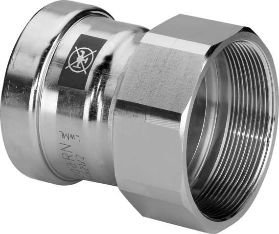Viega Übergangsstück Prestabo XL 1112XL in 76,1mm x Rp2 1/2 Stahl verzinkt