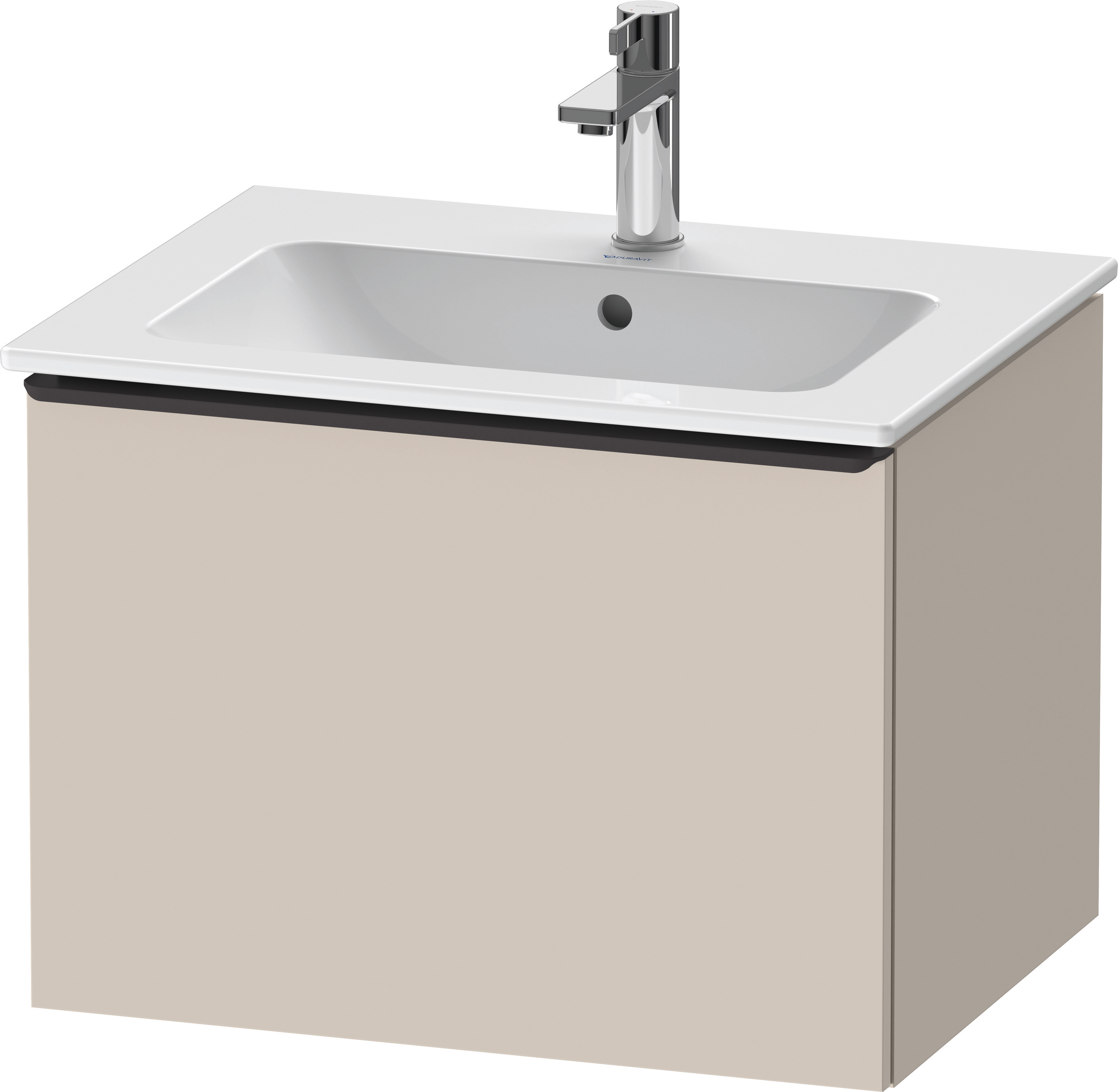 Duravit D-Neo WTU,Wdh,Ausz:1,Gr:Diamant Schw. 610x462x440mm,Taupe Matt, Dekor