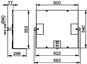 KEUCO Kippspiegel Plan Care 34986, für Vorwandinstallation geeignet, Alu-finish
