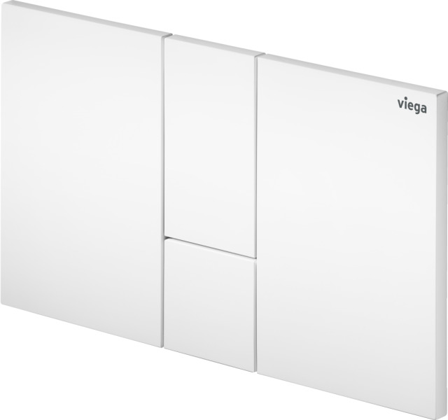Viega WC Betätigungsplatte VfS 24 8614.1 aus Kunststoff in weiß alpin